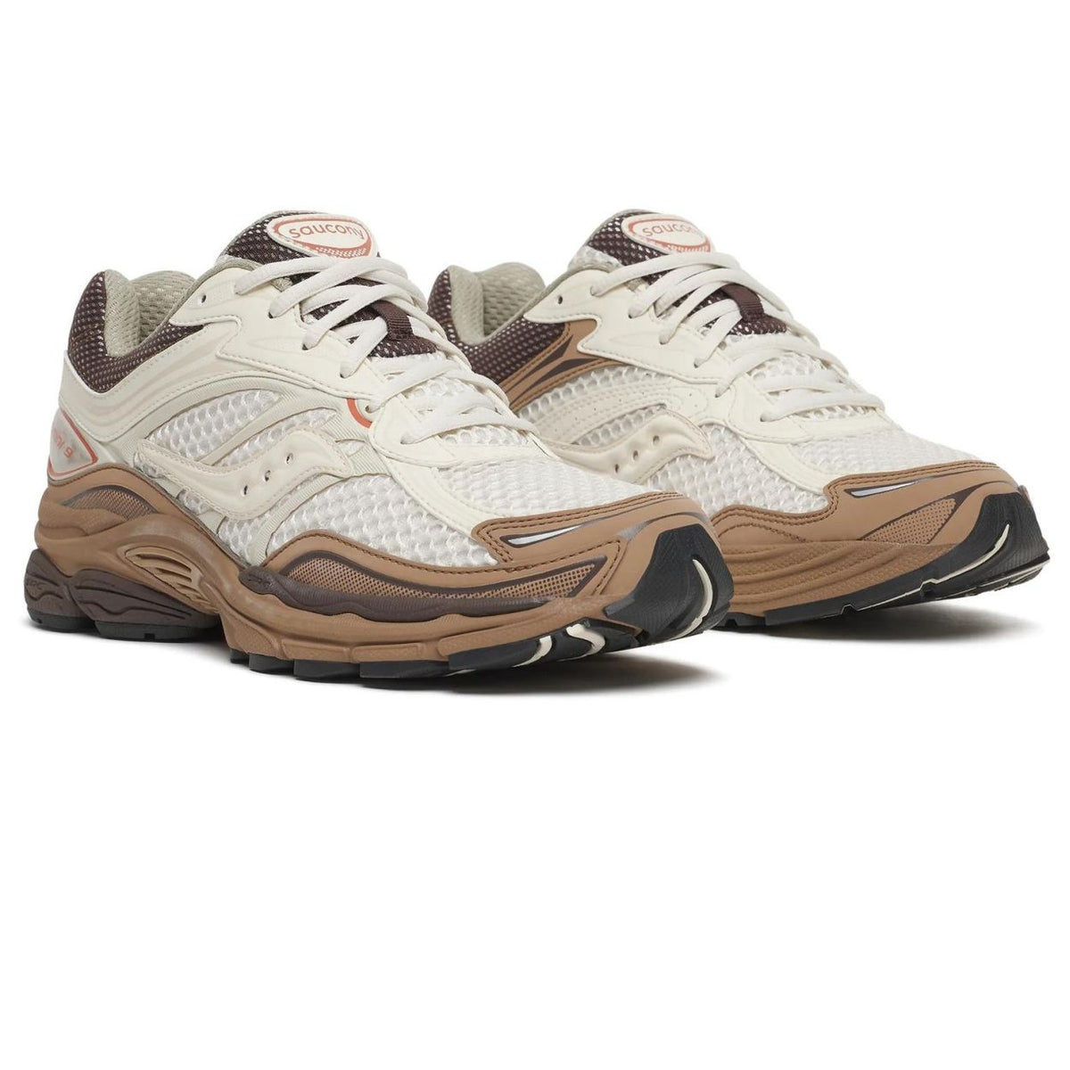 Saucony Progrid Omni 9 Sneaker Off White/Bruin