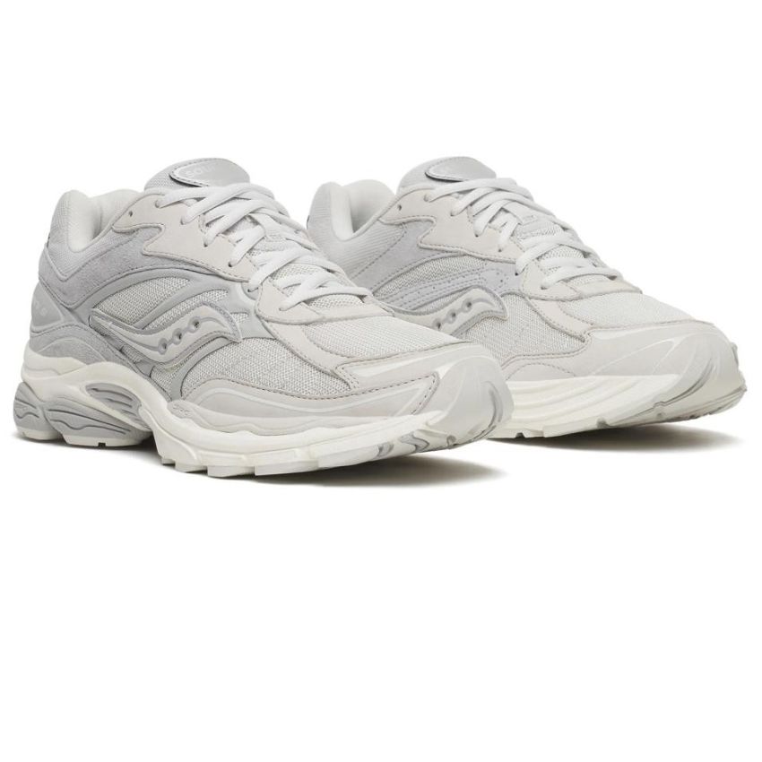 Saucony Progrid Omni 9 Suede Sneaker Off White