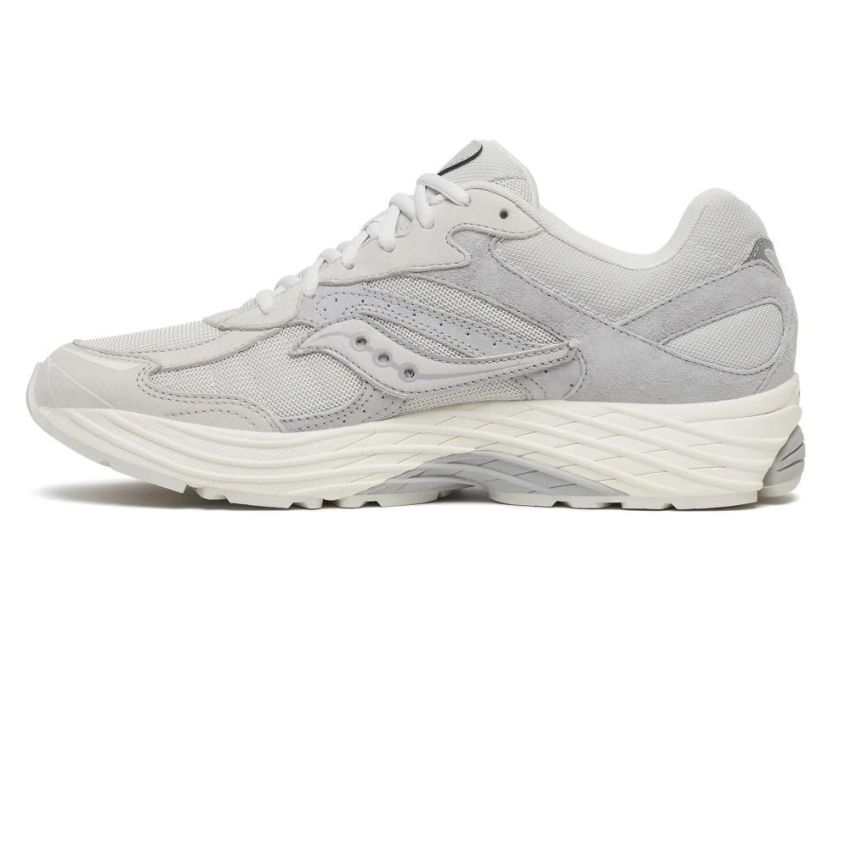 Saucony Progrid Omni 9 Suede Sneaker Off White