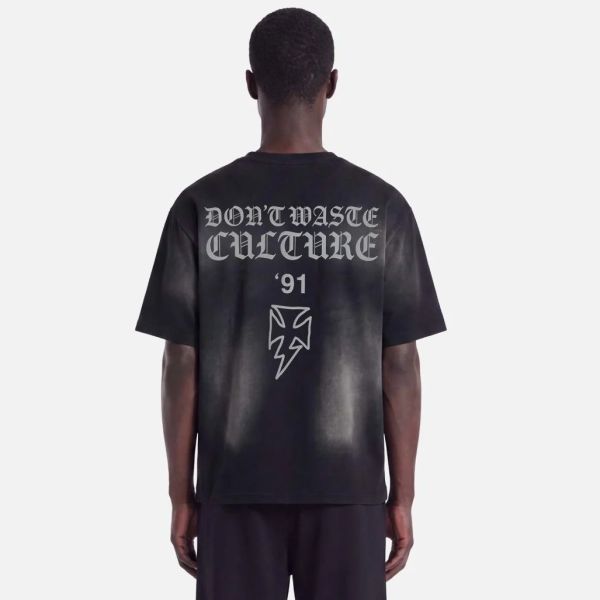 Don’t Waste Culture Thunder T-shirt Zwart