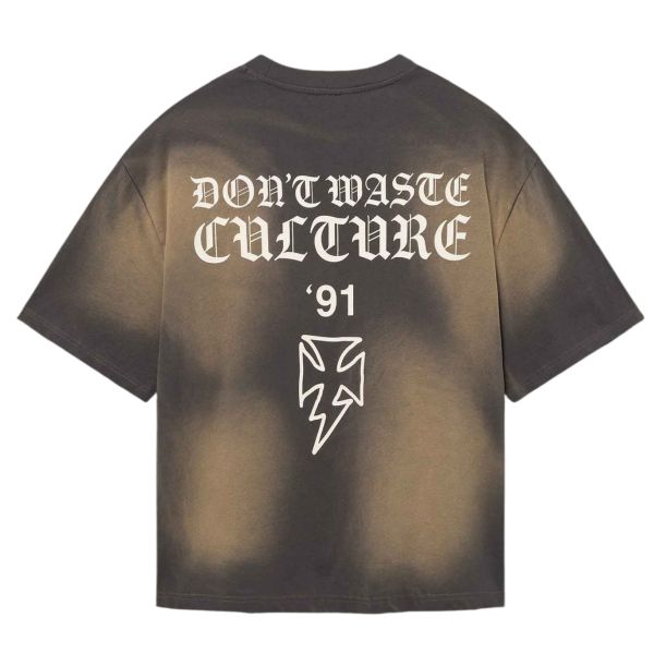Don’t Waste Culture Thunder T-shirt Grijs