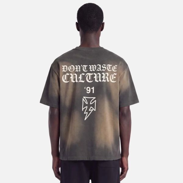 Don’t Waste Culture Thunder T-shirt Grijs