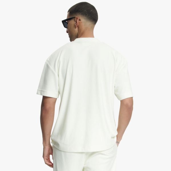 Croyez Plisse T-shirt Off White