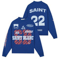 Saint Blanc Sponsorship Mesh Longsleeve Jersey Blauw