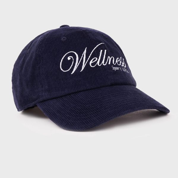 Sporty & Rich Soho Corduroy Cap Navy