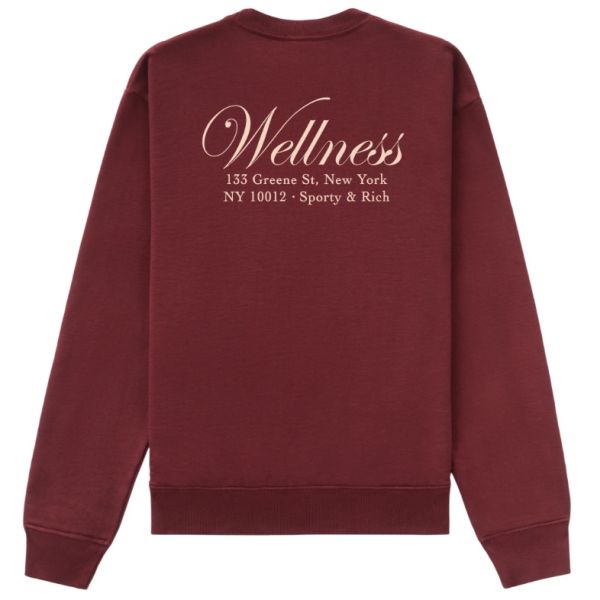 Sporty & Rich Soho Sweater Bordeaux