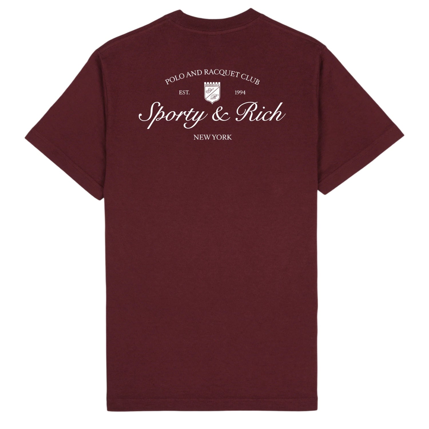 Sporty & Rich Syracuse T-shirt Bordeaux