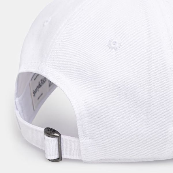 Sporty & Rich Yale Crest Cap Wit