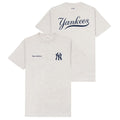 Sporty & Rich Yankees Curve T-shirt Grijs