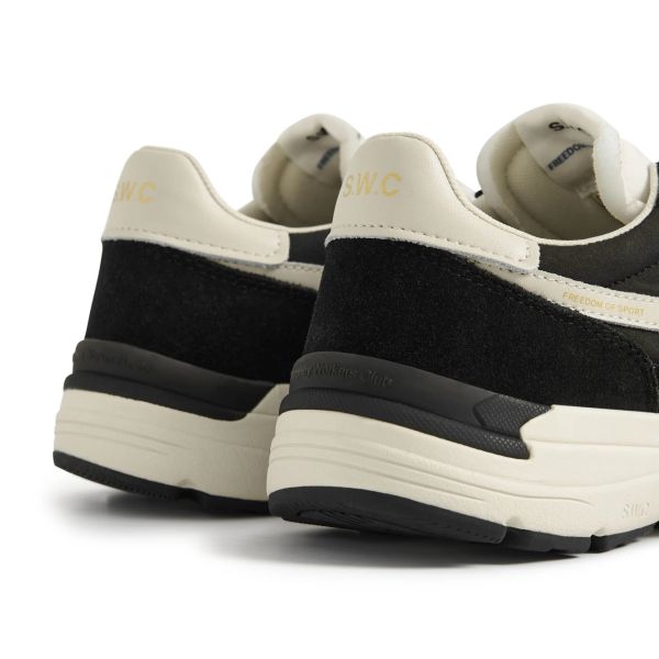 Stepney Workers Club Osier S-Strike Suede Mix Sneaker Zwart