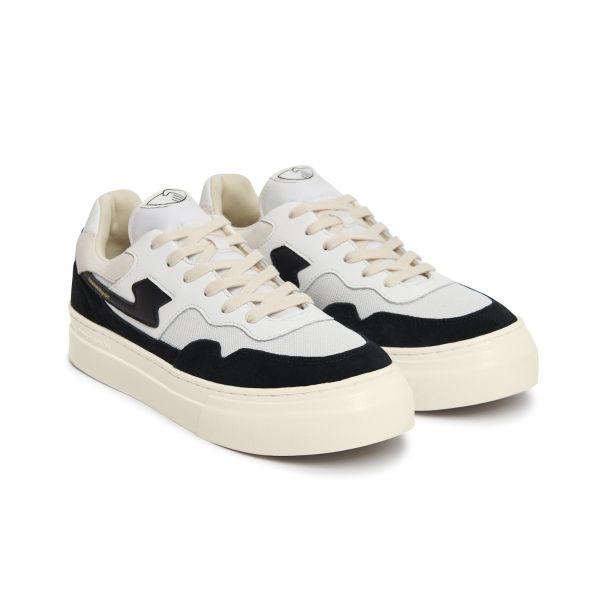 Stepney Workers Club Pearl S-Strike Sneaker Wit/Zwart