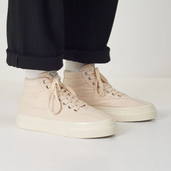 Stepney Workers Club Varden Canvas Sneaker Off White