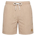 Sundek Striped Zwembroek Beige