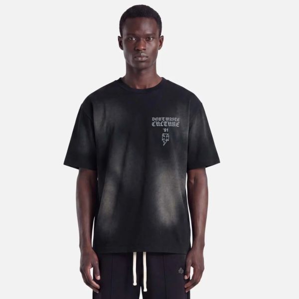 Don’t Waste Culture Thunder T-shirt Zwart