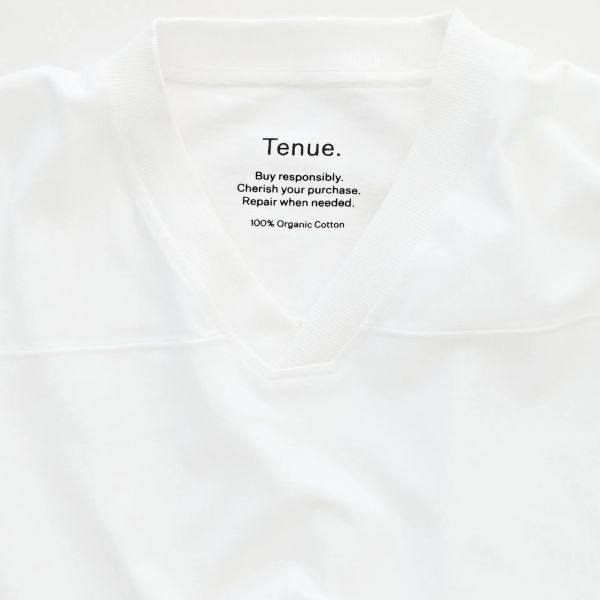 Tenue Varsity V-Neck T-shirt Wit