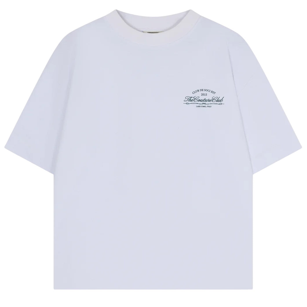 The Couture Club Club De Soci Graphic T-shirt Wit