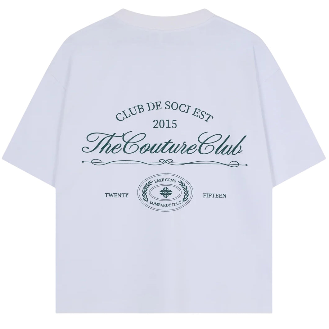 The Couture Club Club De Soci Graphic T-shirt Wit