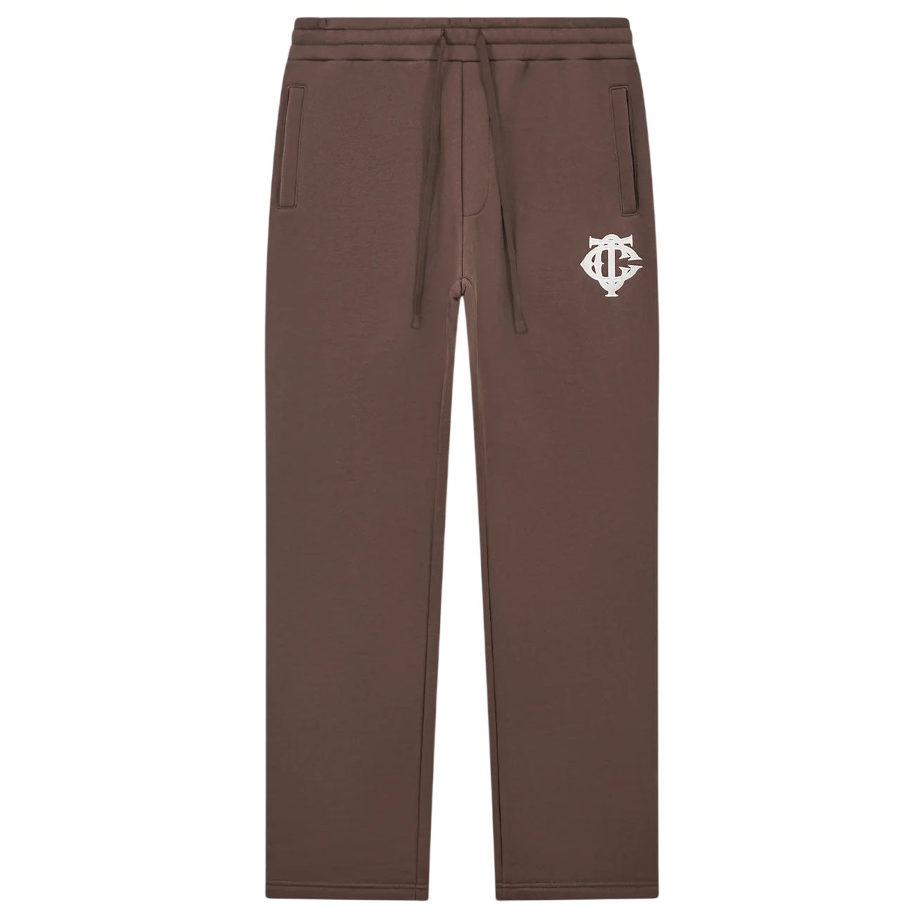 The Couture Club Heavyweight Monogram Applique Emblem Trainingsbroek Bruin