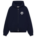 The Couture Club Heavyweight Monogram Applique Emblem Vest Navy