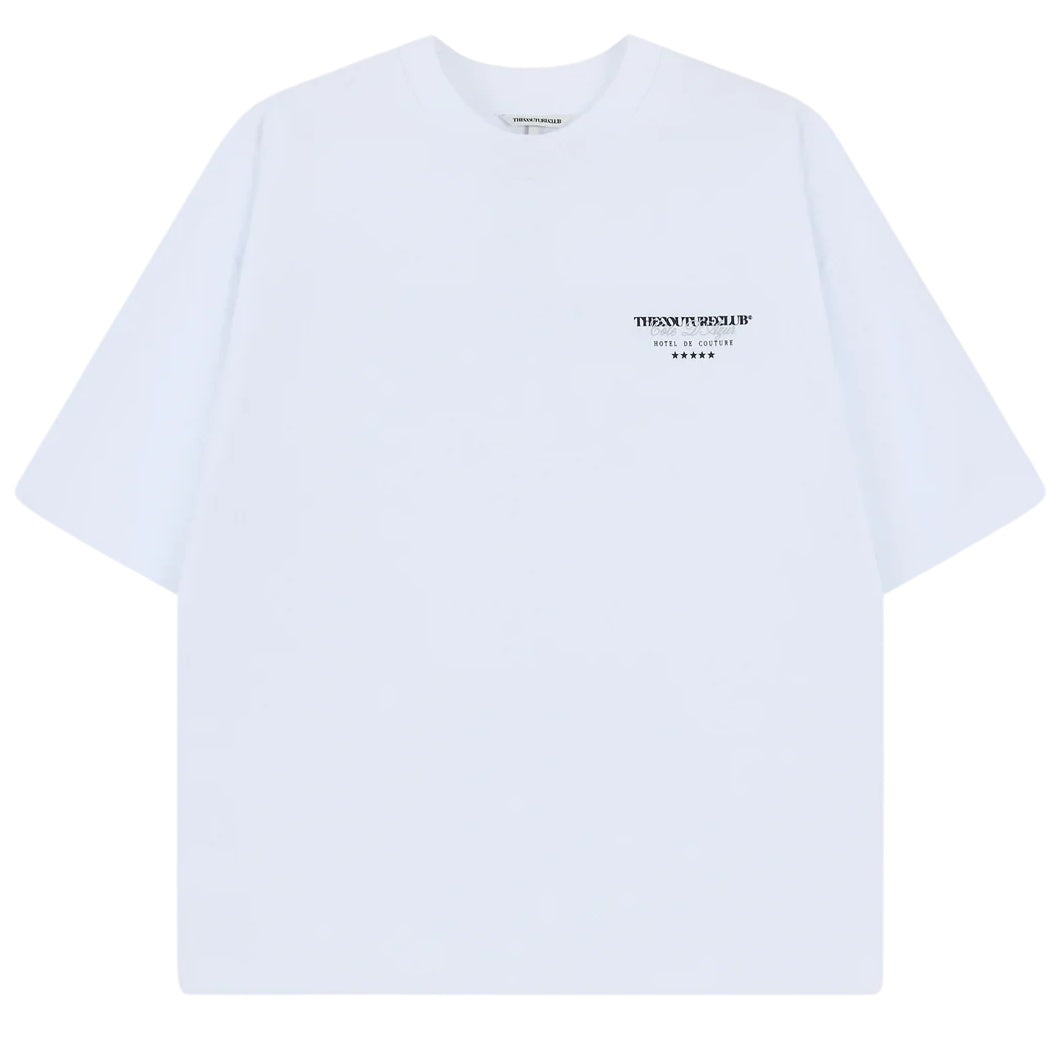The Couture Club Hotel De Couture T-shirt Wit/Zwart