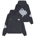 The Couture Club Motion Blurred Emblem Hoodie Antraciet