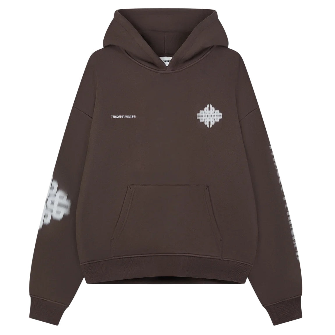 The Couture Club Motion Blurred Emblem Hoodie Bruin