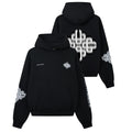 The Couture Club Motion Blurred Emblem Hoodie Zwart