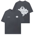 The Couture Club Motion Blurred Emblem T-shirt Antraciet