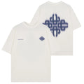 The Couture Club Motion Blurred Emblem T-shirt Off White/Navy