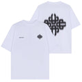 The Couture Club Motion Blurred Emblem T-shirt Wit/Zwart