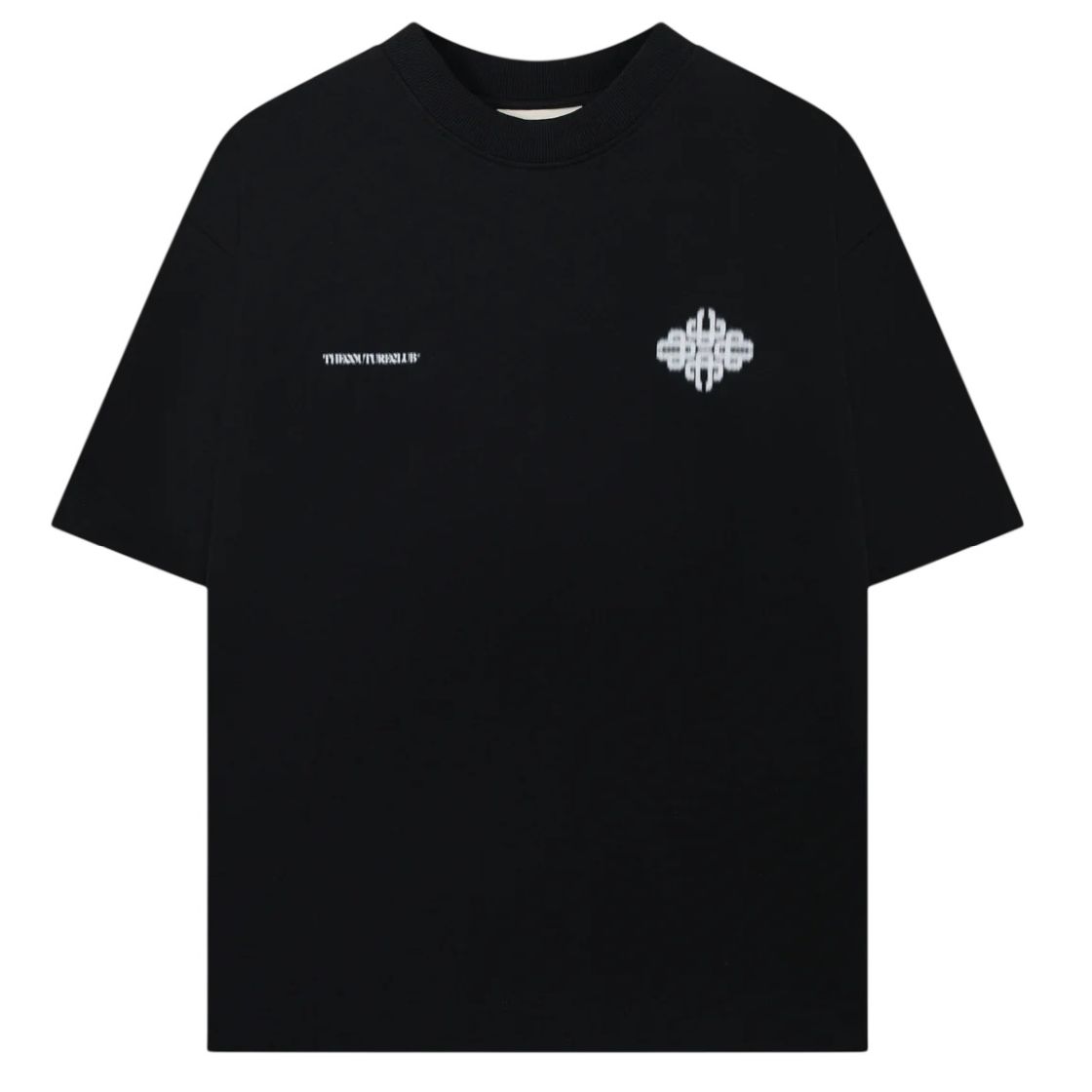 The Couture Club Motion Blurred Emblem T-shirt Zwart