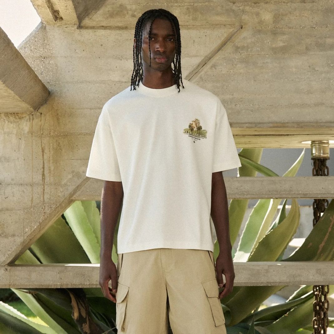 The Couture Club Palm Springs Graphic T-shirt Off White