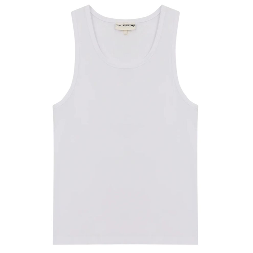 The Couture Club Ribbed Tank Top Wit