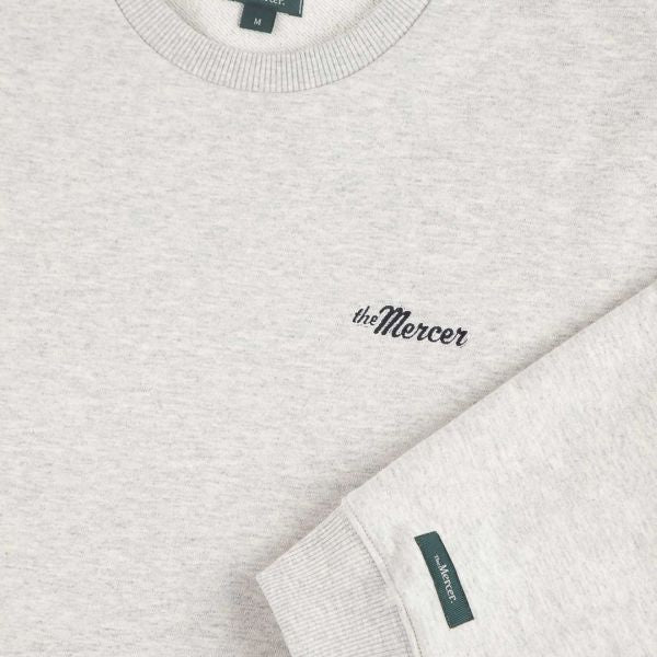 The Mercer Brand Logo Sweater Grijs