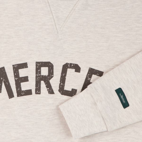 The Mercer Brand Logo Sweater Off White
