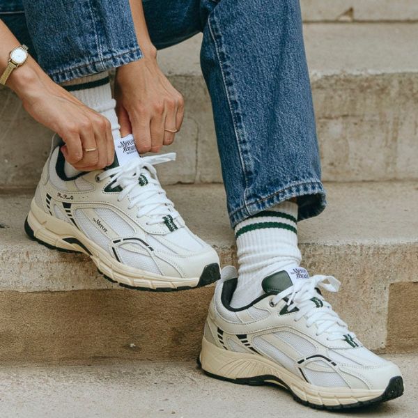 The Mercer Brand The Re-Run Classic Sneaker Off White