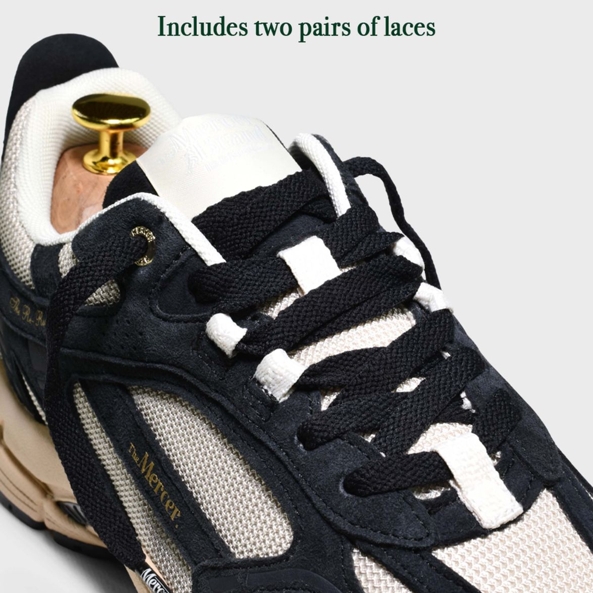 The Mercer Brand The Re-Run Desert 2.0 Sneaker Antraciet