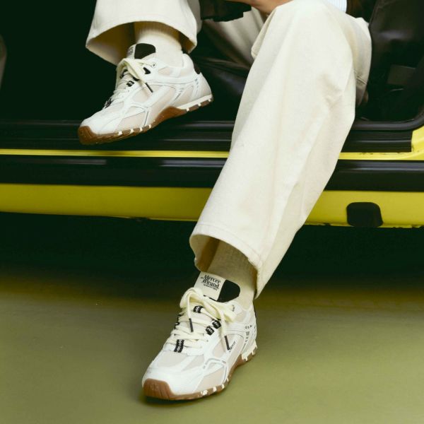 The Mercer Brand The Re-Run Drive Sneaker Off White