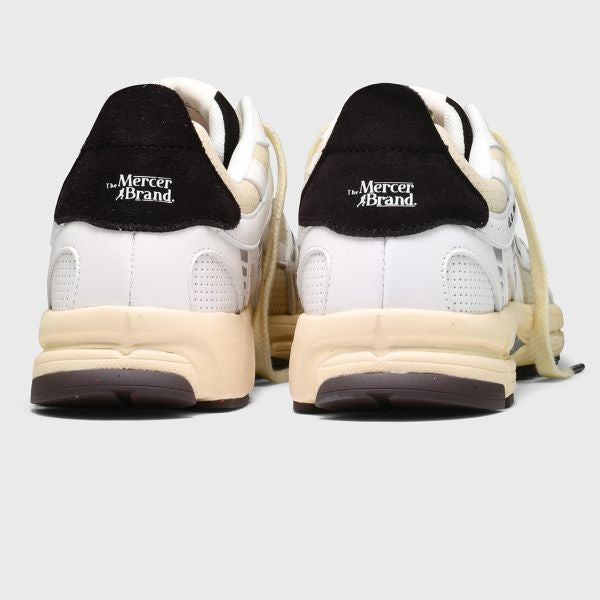 The Mercer Brand The Re-Run Vintage Nappa Sneaker Wit/Bruin