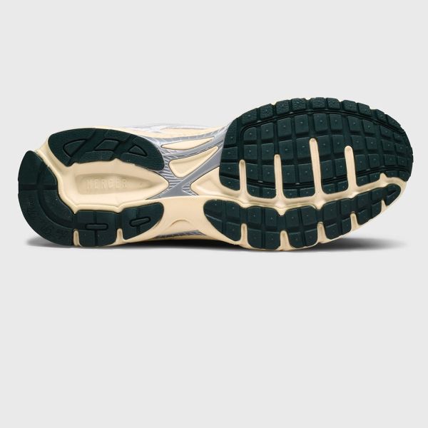The Mercer Brand The Re-Run Vintage Nappa Sneaker Wit/Groen