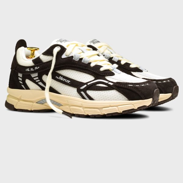 The Mercer Brand The Re-Run Vintage Suede Sneaker Bruin