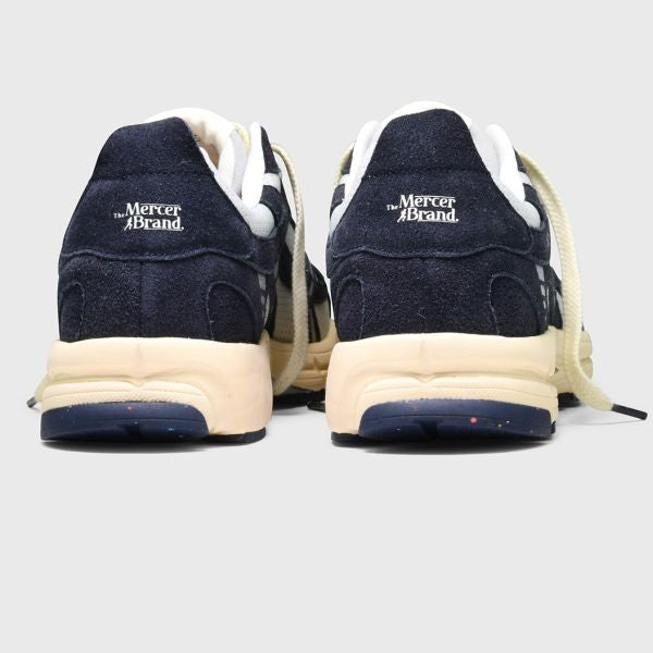 The Mercer Brand The Re-Run Vintage Suede Sneaker Navy