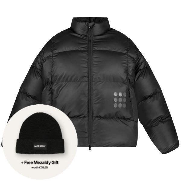 The New Originals 9-Dots Curve Puffer Zwart