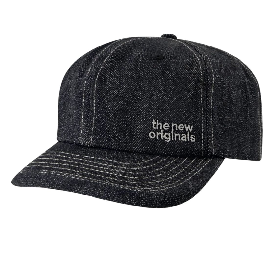 The New Originals Emblem Surplus Denim Cap Donker Blauw