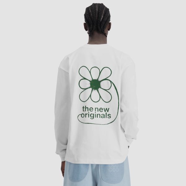 The New Originals Flower Longsleeve T-shirt Wit