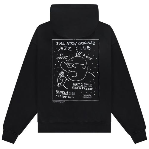 The New Originals Freddy Poster Hoodie Zwart