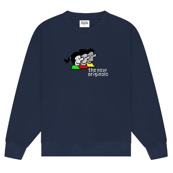 The New Originals People Sweater Donker Blauw