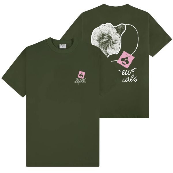 The New Originals Postal Bee T-shirt Donker Groen