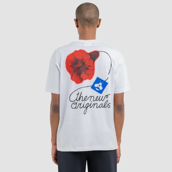 The New Originals Postal Bee T-shirt Wit