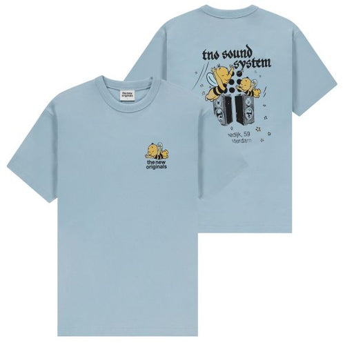 The New Originals Sound T-shirt Licht Blauw